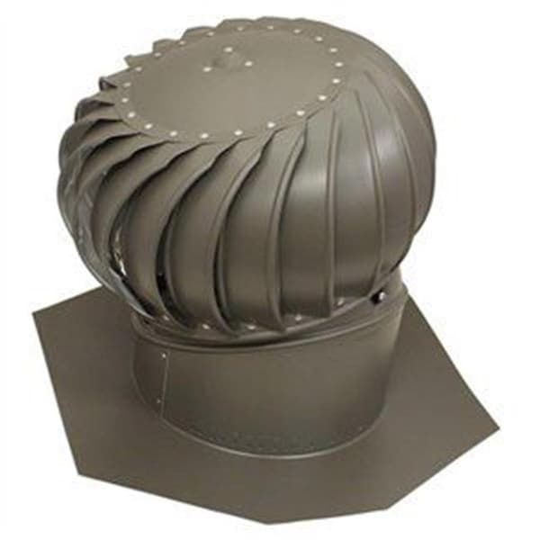 Air-Vent Air Vent 259024 12 in. Weather Wood Internally Braced Aluminum Turbine 259024 - main